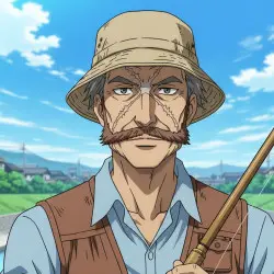 The Old Man at Samegawa