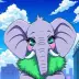 Worn Purse Elephant