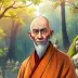 The Monk of the Buddha Statues