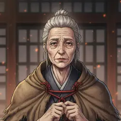 Dozing Old Woman