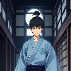 Blue-Robed Samurai Apprentice