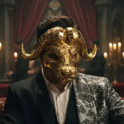 The VIP with the Bull Mask