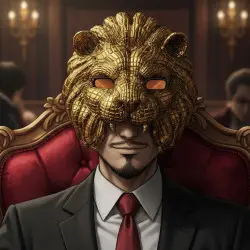 The VIP with the Lion Mask