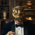The VIP with the Panther Mask