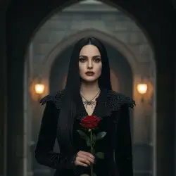 Young Morticia