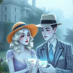The Ghostly Picnic Couple