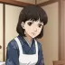 The housekeeper at Amagi Inn