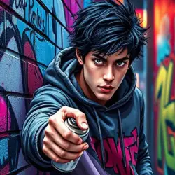 Character Street Artist Silas