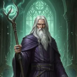 Personagem Malchor Harpell