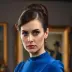 The Woman in the Blue Dress