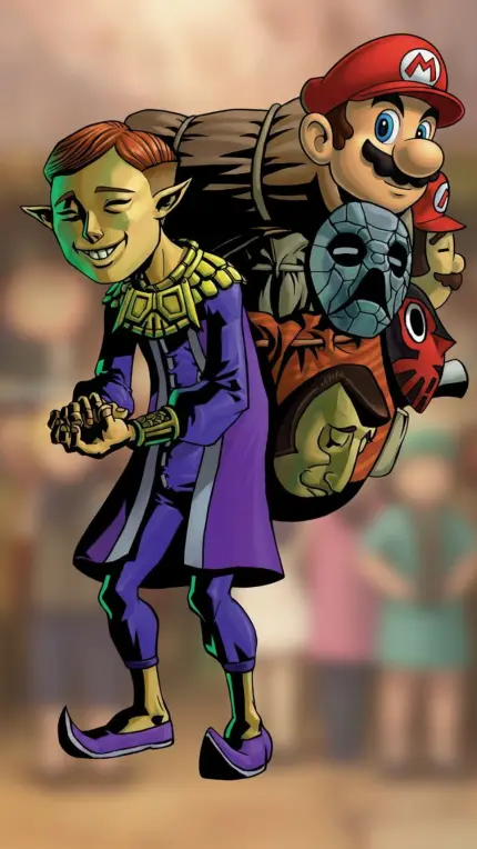 Happy Mask Salesman