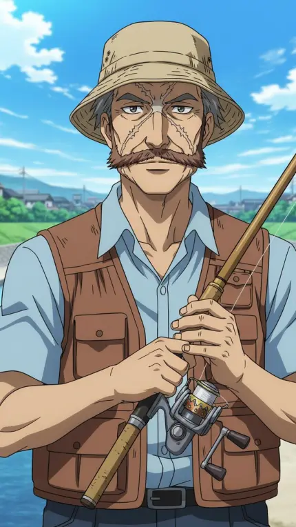The Old Man at Samegawa
