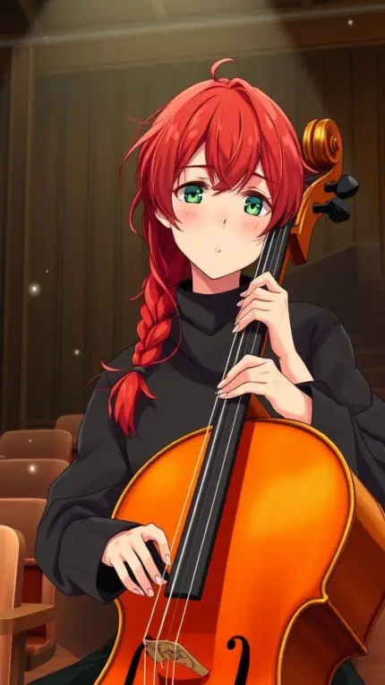 Red-Haired Cellist