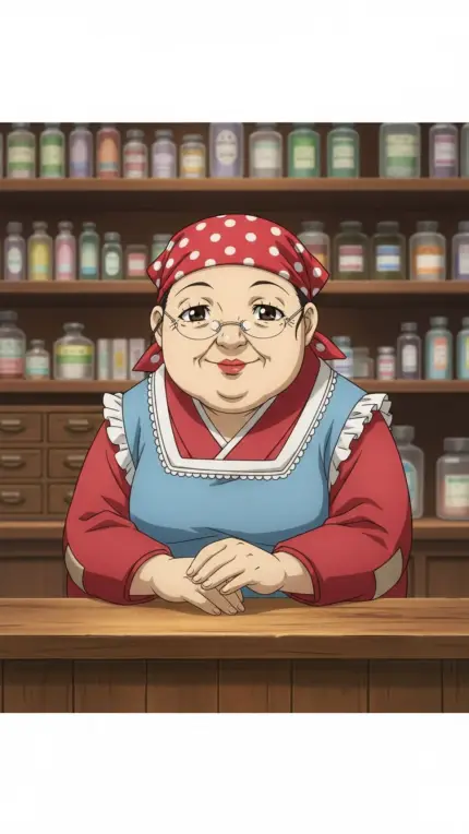 The Shiroku Store Lady
