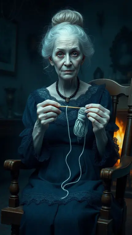 The Old Lady in the Rocking Ch