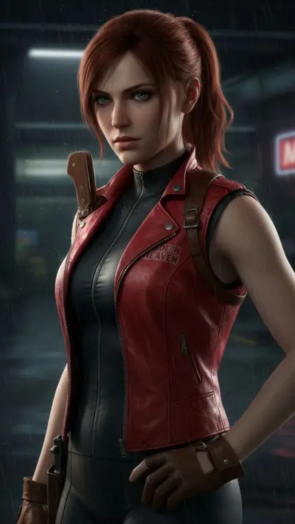 Claire Redfield Biker
