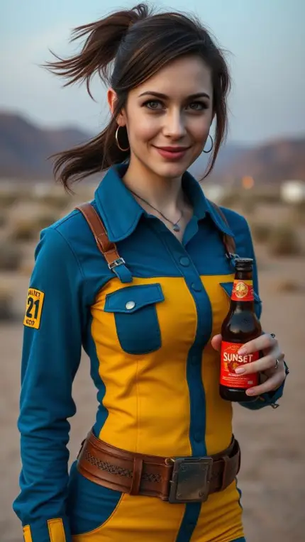 The Vault Suit Lady