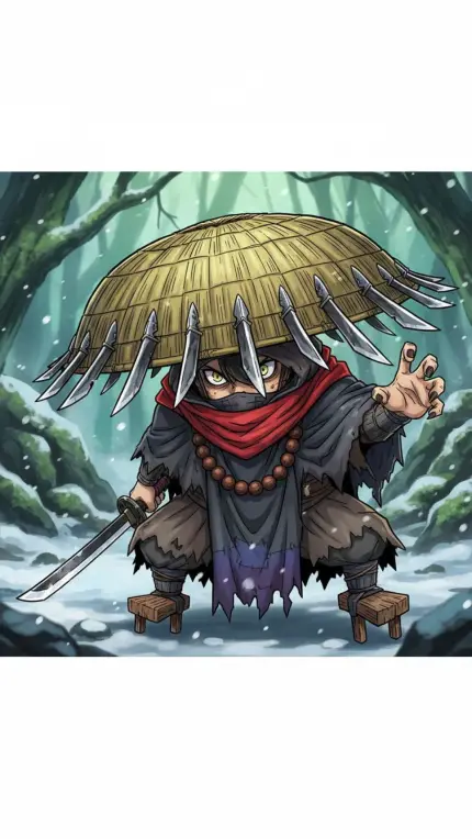 Senpou Temple Assassin Straw H