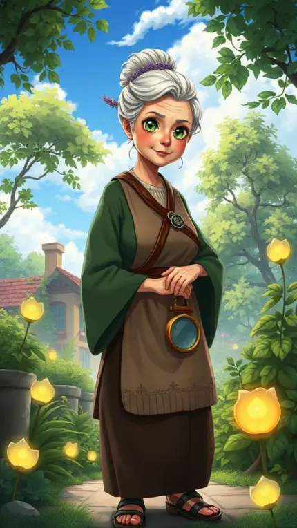 The Old Woman of the Herb Gard