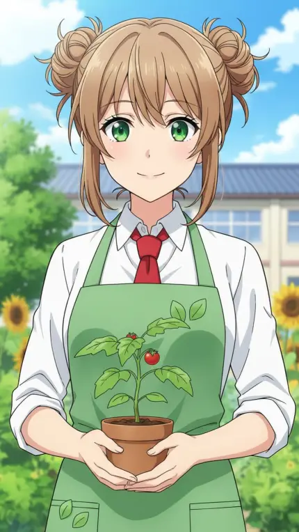 The Veggie-Loving Girl