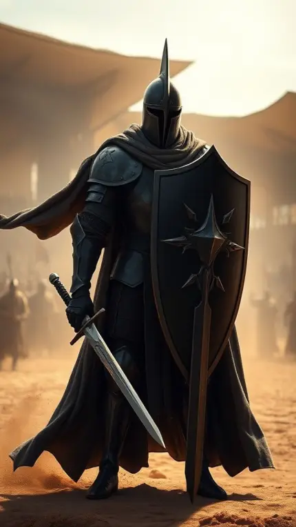 The Knight of the Black Shield