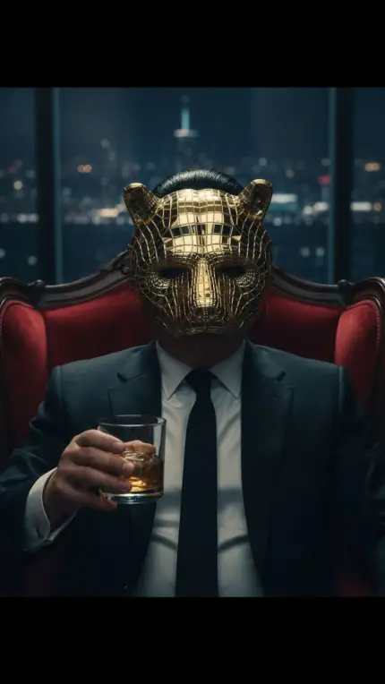 The VIP with the Bear Mask