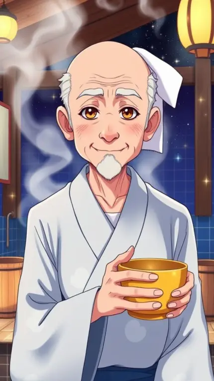 The Old Man at the Bathhouse