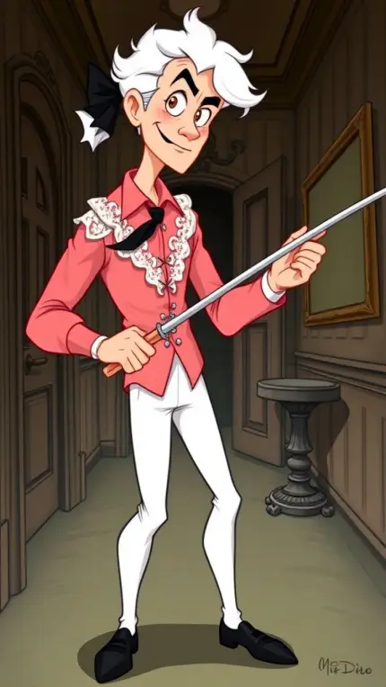The Duelist in the Pink Shirt