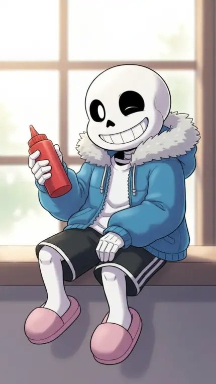 Ketchup-loving Sans