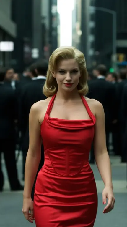 The Woman in the Red Dress