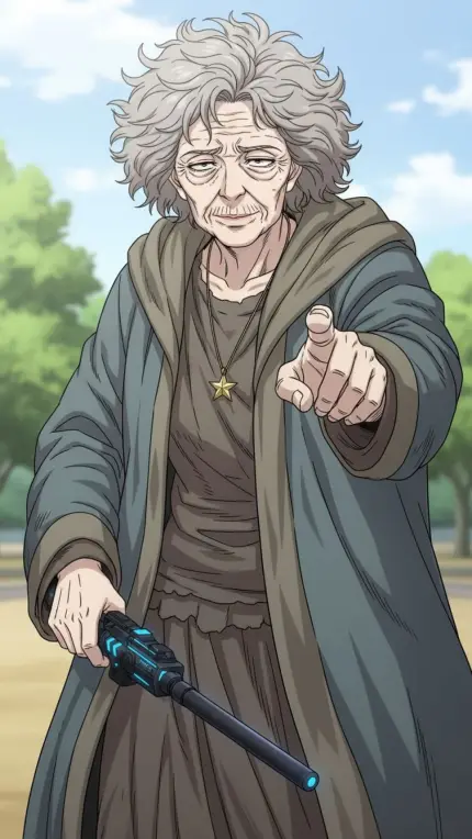 Old Lady with the Purse