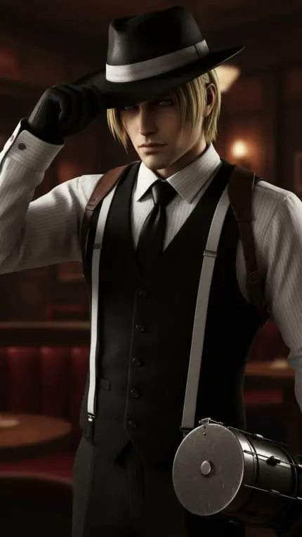 Leon S Kennedy Mafia Outfit