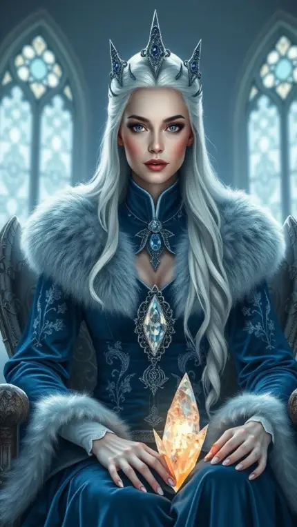 Queen Elara of Crystalia