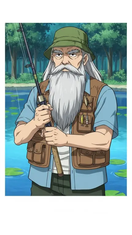 The Old Man by the Pond
