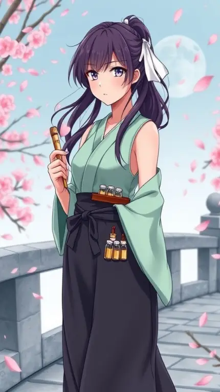 Sakurako the Petal-Scribe