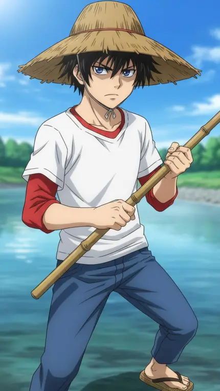 The Samegawa River Fisherman