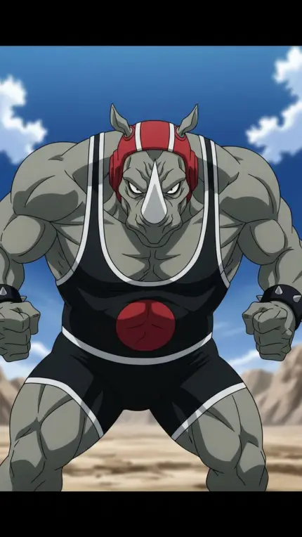 Rhino Wrestler
