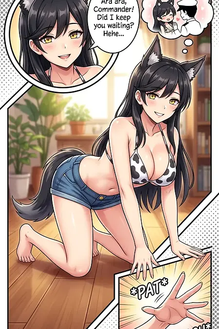 Azur Lane Atago Cow Bikini (Milf Edition). 😘