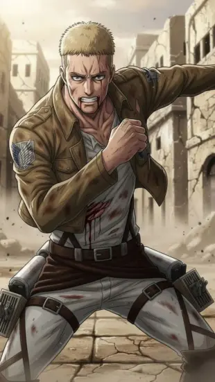 AI Video: warrior stance, fist clenching, determined eyes