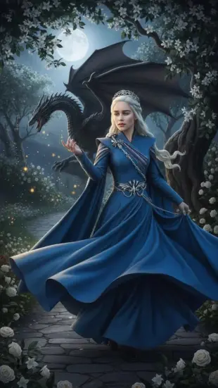 AI Video: elegant pose, graceful movement, refined expression