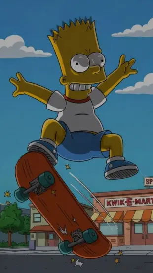 AI Video: crazy eyes, manic grin, head twitching