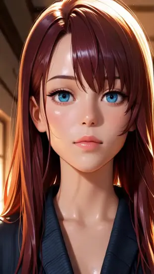 AI Video: Jeune femme africaine élégante dansant lentement sous une pluie fine,...