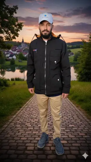 AI Video: A cinematic 30-second video created from a single portrait photo of a man...