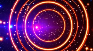 AI Video: :
"A glowing cosmic sky in neon colors, stars dancing around a luminous...