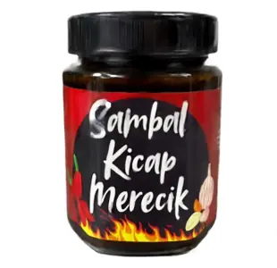 AI Video: make cinematic scene sambal kicap merecik sinking in the pool