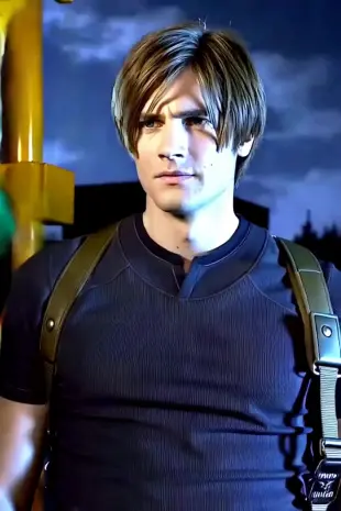 AI Video: First scene prompt: The character should be on a spinning merry-go-round at a...