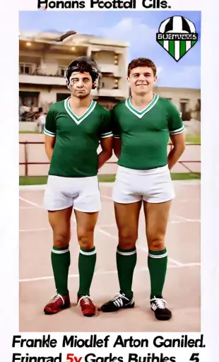 AI Video: Two football players shaking hands after winning important game