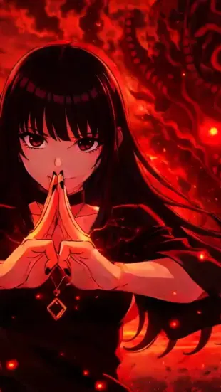 AI Video: make her hair sway in the sky as she looks down at us. Make her tilt her head...