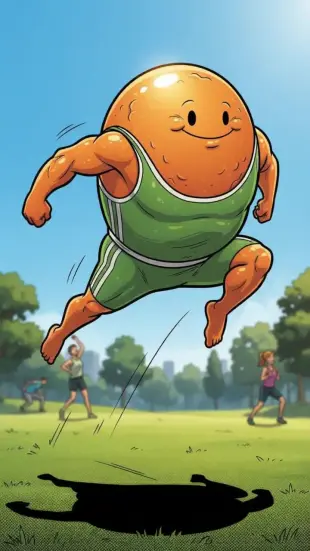 AI Video: fast jumping and smile