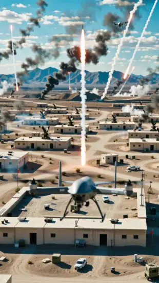 AI Video: Create a video on iran and america attacks